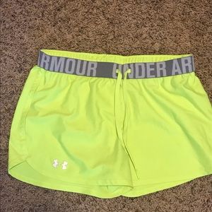 Under Armour neon shorts